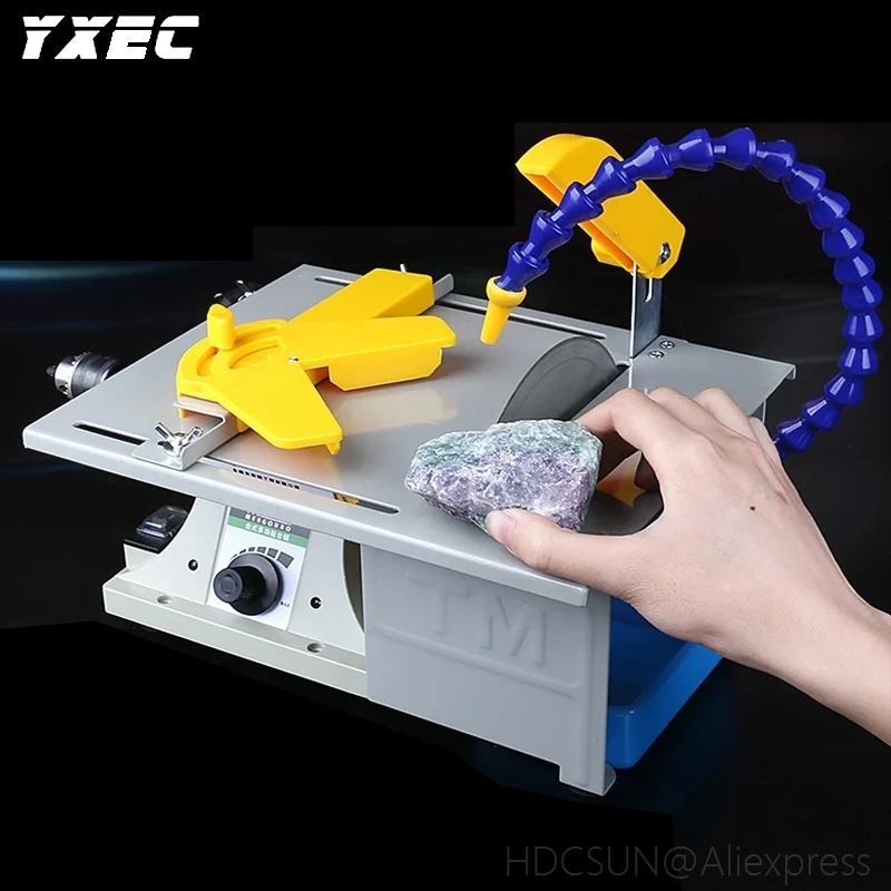 

850W Multifunction Mini Table Saw Stone Polisher Jade Engraving Machine Grinding machine Table Saws Jade Cutting machine 220V