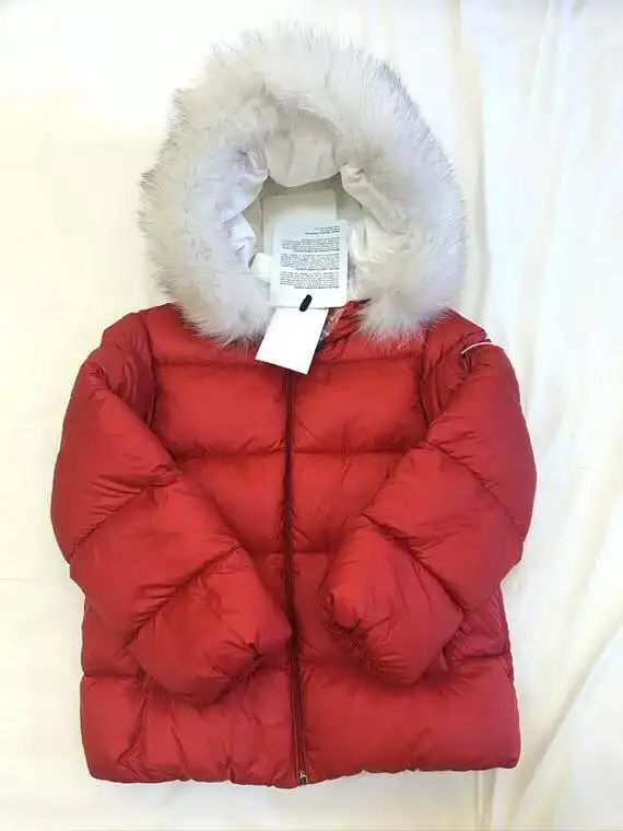 

High Quality Windproof Kids Winter Warm Snow Light Duck Down Red Jackets For Cold Children Parkas Outerwear & Coats Pretticoat