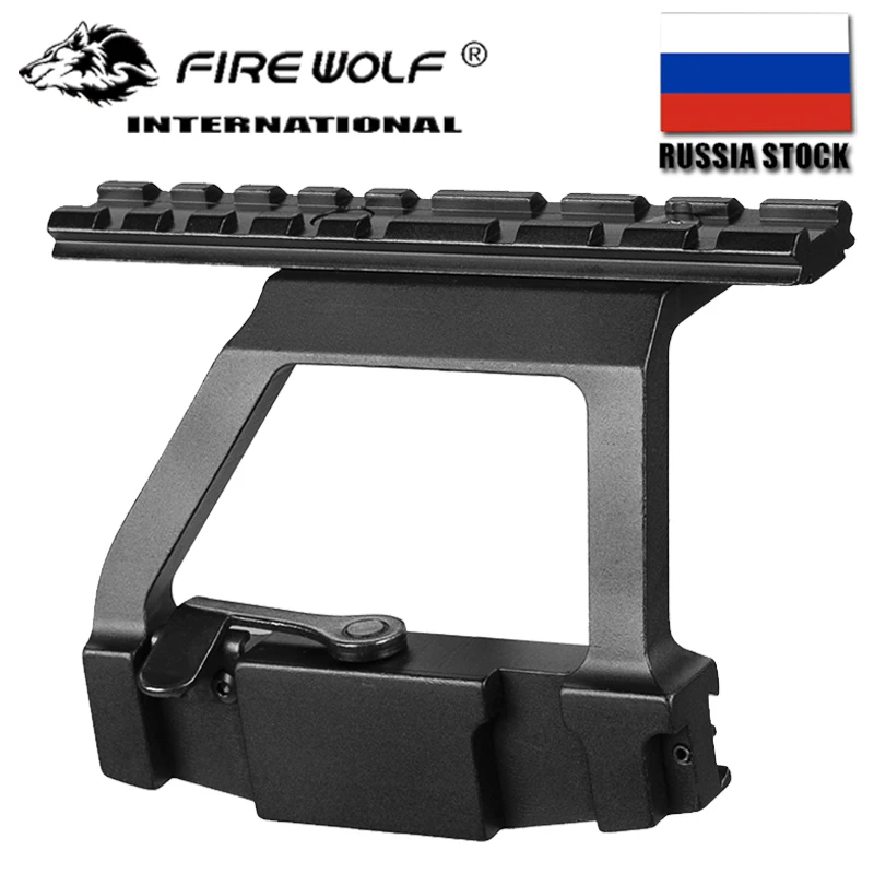 

Tactical AK 74U Mount Quick release 20mm AK Side Rail Lock Scope Mount Base for AK 74U Rifle Hunting&CS Battle