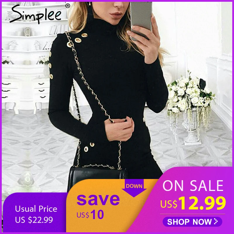 Женское короткое платье бодикон Simplee с дырочками элегантное черное длинным