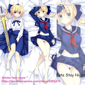 

Hentai Japanese Anime Pillowcase Fate Stay Night Altria Pendragon Saber lovely decorative Hugging Body Pillow Case