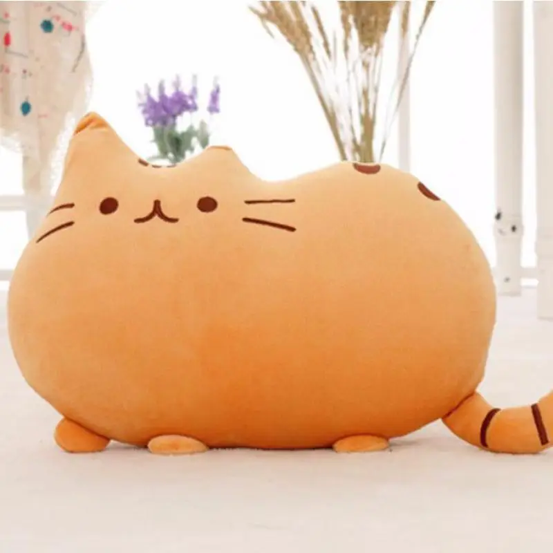 1 unid 40*30 cm Kakadream almohada con cremallera sólo la piel sin Pp de algodón galletas juguetes para niños muñeca gran cojín Peluche regalo
