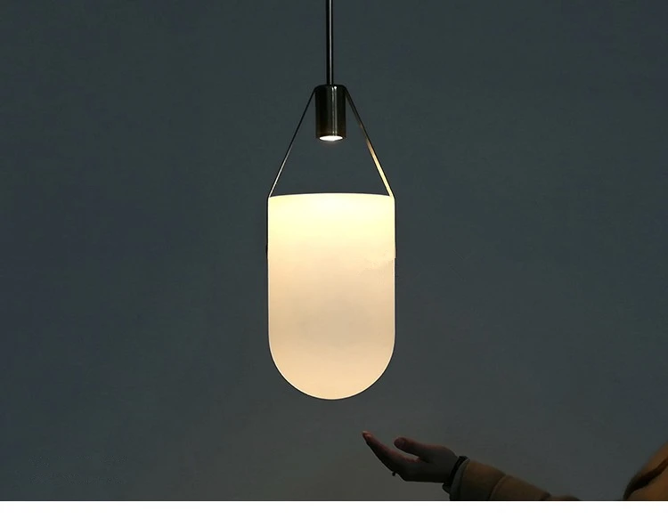 Nordic обеденная Led открытый подвесные светильники стекло оттенков подвесной светильник освещение в помещении подвесные потолочные
