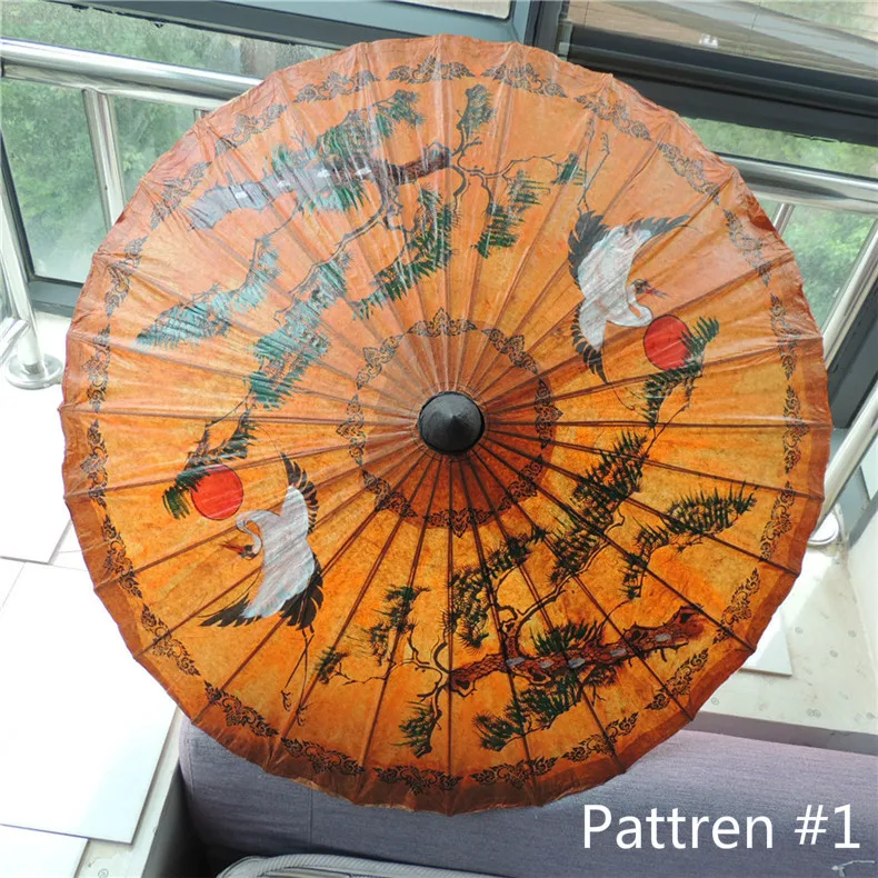 Oein Thailand Oiled Paper Зонт от дождя и солнца женский ручной работы старинный