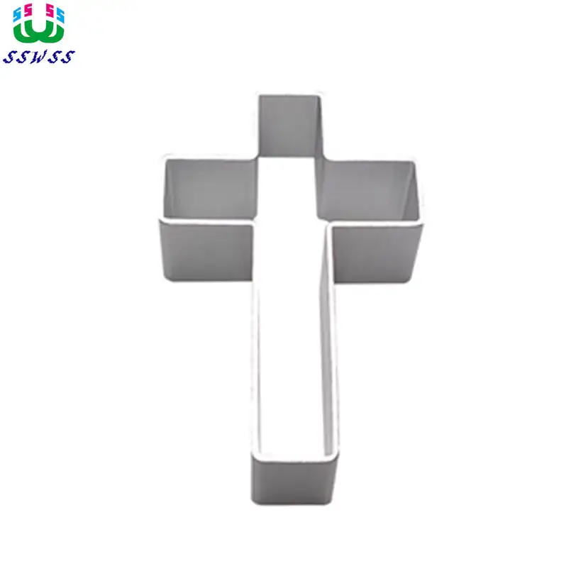 

Aluminum Alloy,Blessing Cross Patterns Shape Cake Decorating Fondant Cutters Tools,Chocolate Cake Baking Molds.