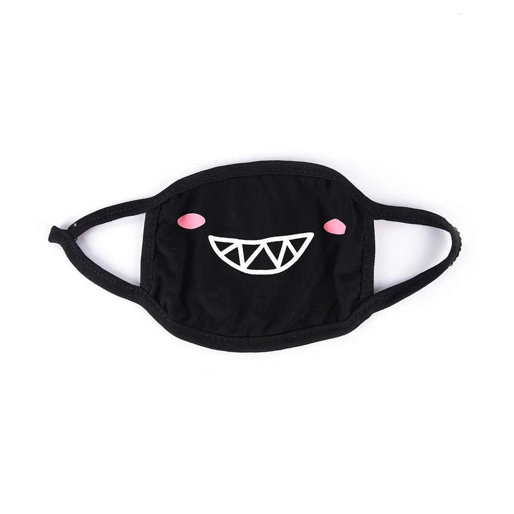 kpop аксессуары Модные мужские и женские черные Bt21 рот медведь уход за кожей лица