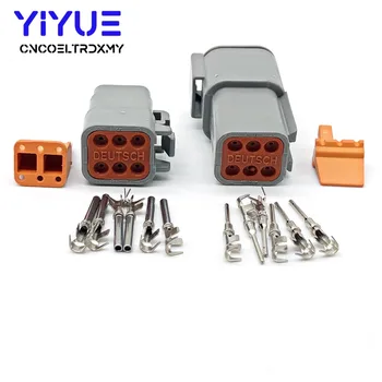 

10 Sets DTM06-6S/ATM06-6S DTM04-6P /ATM04-6P 6 Pin Waterproof Automotive Connectors DTM Wire Connector