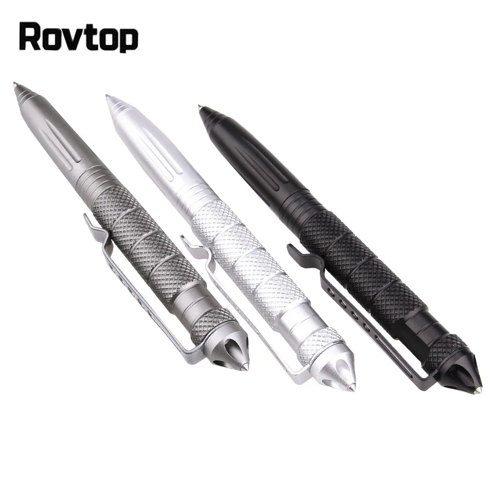 

Rovtop High Quality defence personal Tactical Pen Self Defense Pen Tool Multipurpose Aviation Aluminum Anti-skid Portable