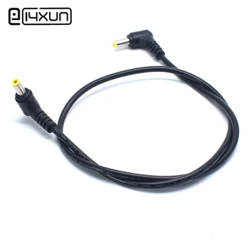 

1pcs 5.5*2.5mm 90 Degrees DC Power Plug with Cable Black Charging Connector Compatible 5.5*2.1mm Audio Plugs Yellow Head