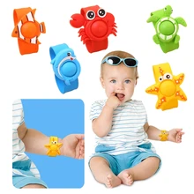 Детский браслет от комаров, летний Силиконовый браслет с героями мультфильмов, детский браслет от комаров, BC0815, Прямая поставка