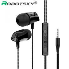 3,5 мм, проводные наушники-вкладыши, супер бас, стерео, спортивные наушники, гарнитура с микрофоном, динамический Fone de ouvido, для iPhone, samsung, телефона