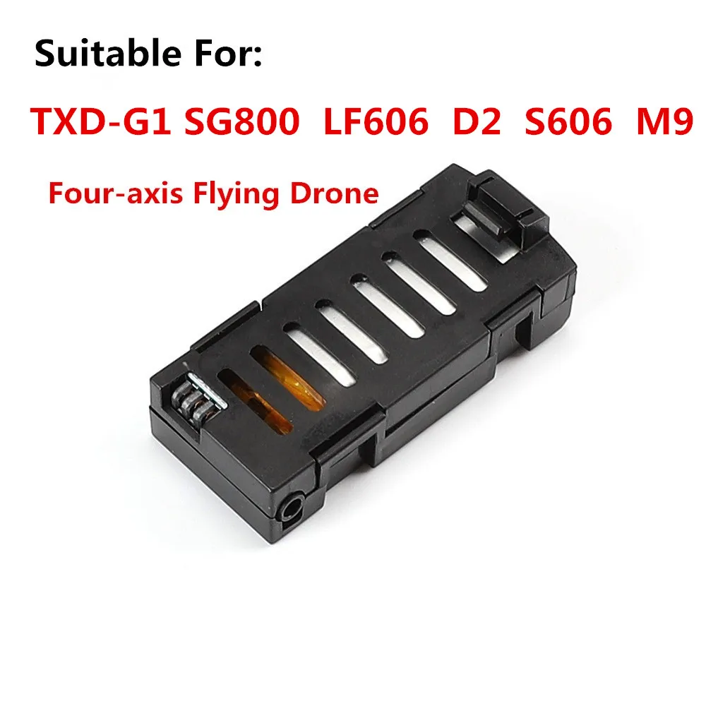 Аксессуары для аккумулятора TXD G1 SG800 LF606 D2 S606 M9 Drone 3 7 V 500 mAh|Детали и аксессуары| |