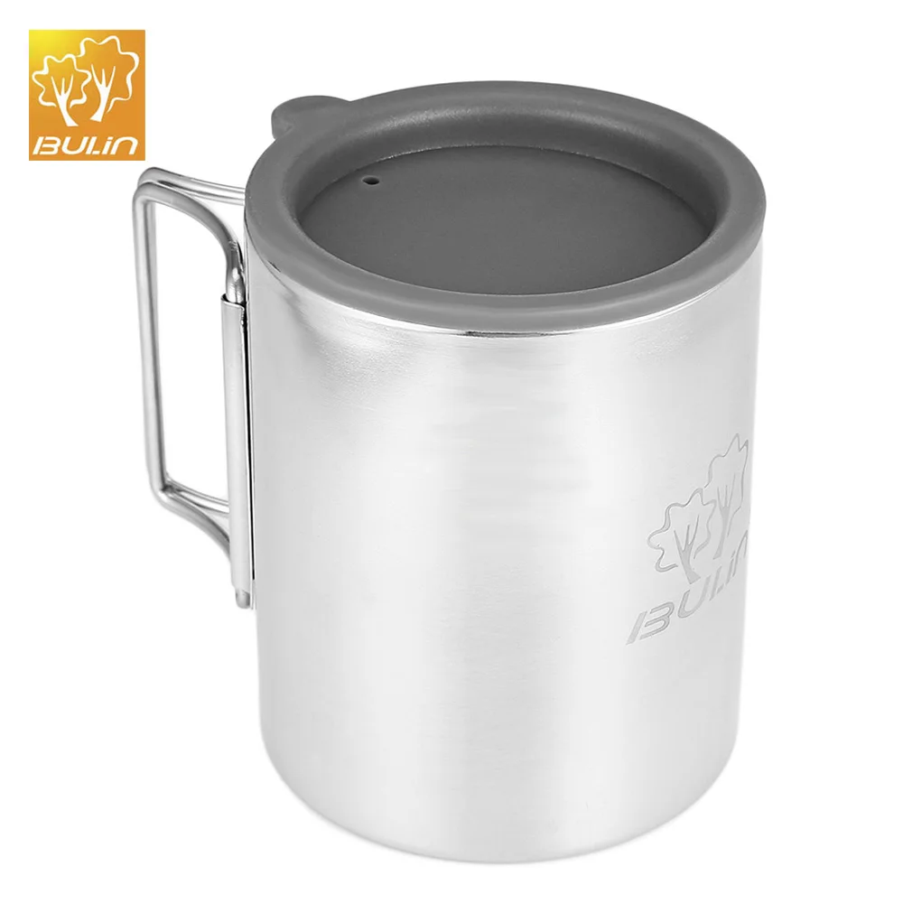 

Bulin BL600-D3 300ML Outdoor Camping Hiking Mug Stainless Steel Foldable Water Cup