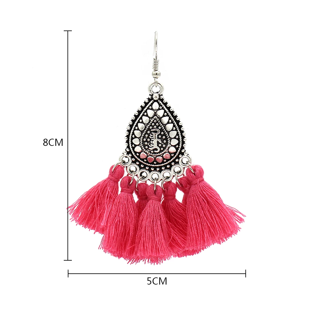 YOSEE ювелирные изделия сережки с кисточками Boho женские 2018 длинные серьги ручной