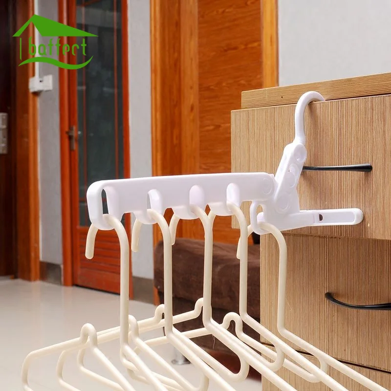 Buy Plastic Clothes Hooks With 5 Hook Towel Hat Coat