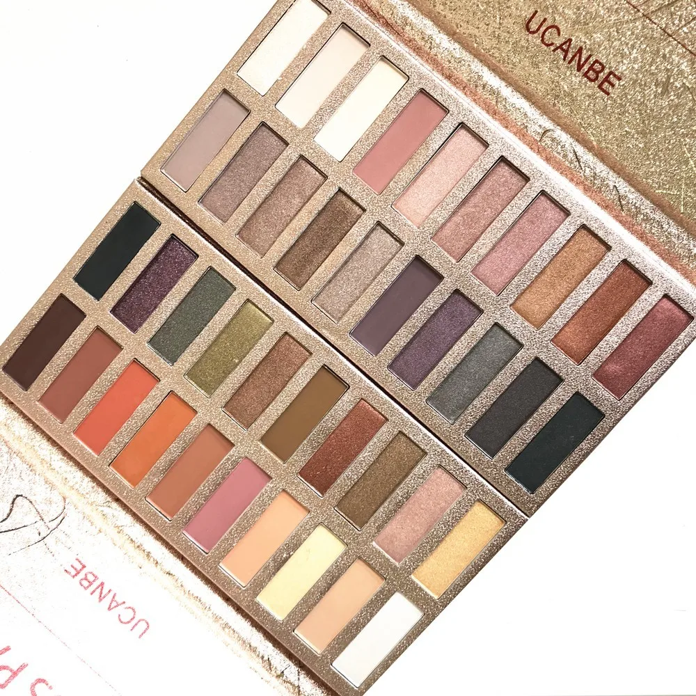 

UCANBE New 20 Color Shimmer Matte Nake Eye Shadow Makeup Palette Nude Smokey Warm Pigmented Eyeshadow Long Lasting Cosmetics Set