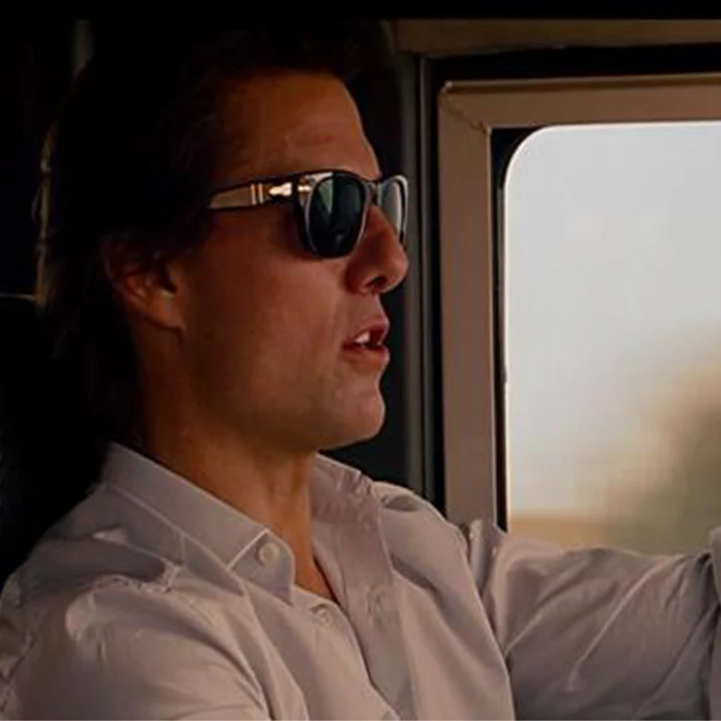 

2019 reggaeon Brand Polarized Driving Men Sunglasses Square Mission Impossible4 Tom Cruise Style Sun Glasses Oculos De UV400 Sol