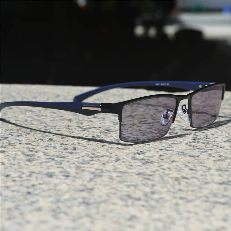 Фотохромные прогрессивные Мультифокальные очки для чтения, дальние и близкие очки для чтения, бифокальные очки для пресбиопии, мужские очки для чтения uv400 NX