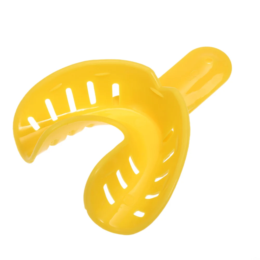 12Pcs Plastic Dental Impression Tray U Shape Teeth Holder Autoclavable