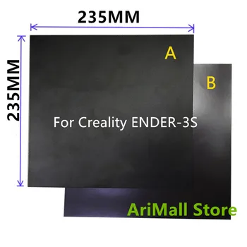 

1pcs Creality ENDER-3S Heatbed Magnetic Adhesive sticker 235X235mm Flex Build Plate A+B pc insulation film kit