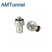 Адаптер SMA-MX к BNC-K RF коаксиальный разъем адаптера 2 шт. подходит для большинства ручных радиоприемников