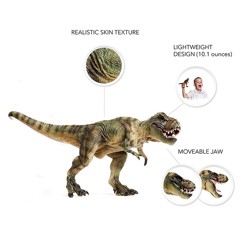 Пластиковые животное тираннозавр игрушка Rex фигурки Реалистичный дизайн T-Rex динозавр игрушка куклы модель ПВХ