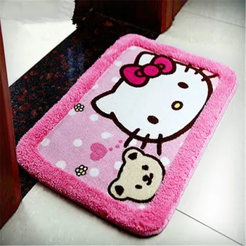 

1Pcs Fashion Cartoon Super Soft Luxury Bedroom Mat Jacquard carpet non-slip mat living room bath room kitchen toilet door mat