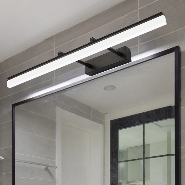 $US $31.94  Modern Bathroom Black Silver Gold LED Vanity light Stretchable Wall lamp indoor bedroom mirror Ligh
