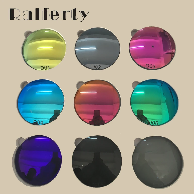 

1.61 Prescription Polarized Lenses Mirrored Colorful Lens Myopia/Hyperopia Optical Sunglasses Lens Anti UV Driving Goggles