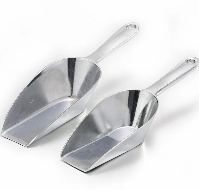 Aluminum 6 Ounce Bar Ice/Dry Bin/Dry Goods/Candy/Spice Scoop, Aluminum