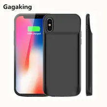 Новейший Внешний чехол Gagaking для iphone X, XS, XSmax, XR, портативное зарядное устройство, чехол для apple X 6000 мАч, Ультратонкий внешний аккумулятор