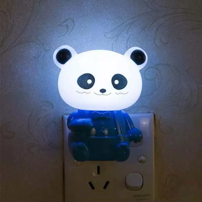 

AC100-240V Panda led novelty light Indoor decoration light sensor Home night lamp for Bedroom,Stairs.Kitchen