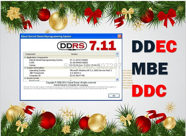 

Detroit Diesel Reprograming System 7.11 (DDRS 7.11) +offline activation+Full crack Support DDEC\MBE\DDC