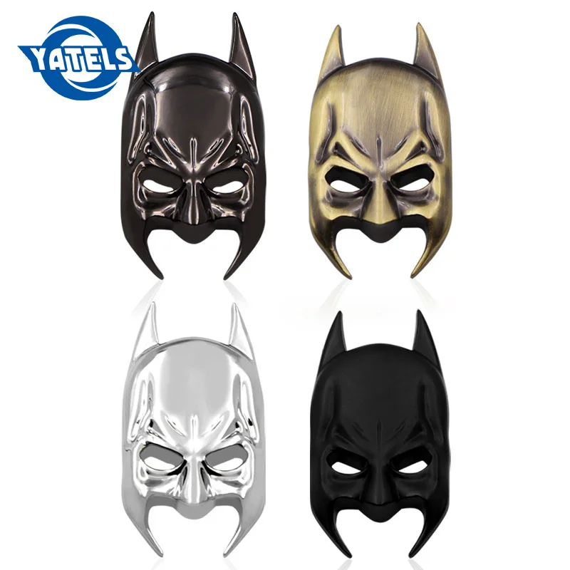 

1pcs 3D Batman mask logo auto parts batman car stickers hero batman emblem for ford BMW tail decal motorcycle car accessories