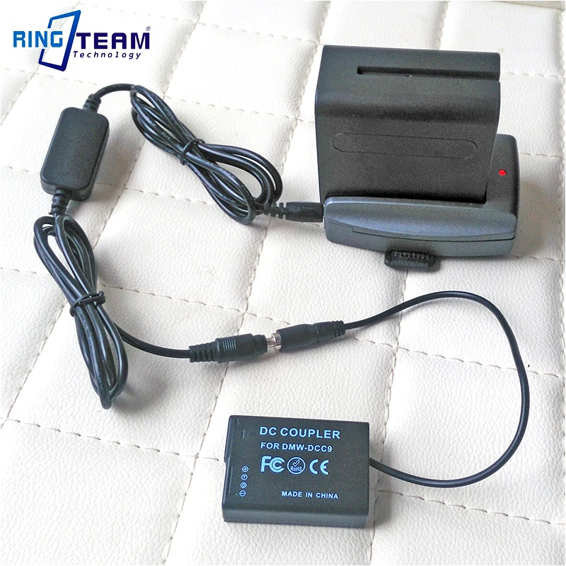 5.5 x 2.5 to 4.0 x 1.7 mm DC Cable Improve Votage to 8.7V for Coupler DMW DCC8 DCC9 DCC11 DCC12 DCC15 Fit NP-F970 Battery Holder