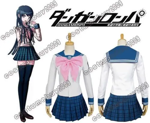 Аниме Dangan Ronpa Danganronpa Sayaka Maizono маскарадные костюмы для женщин костюм на Хэллоуин