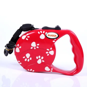 

3M/5M Retractable Dog Leash Teddy Cat Automatic Durable Nylon Traction Rope Pet Walking Leads for Small Dog