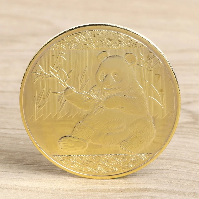 Большая панда Baobao набор памятных монет художественный подарок|Безвалютные - Фото №1