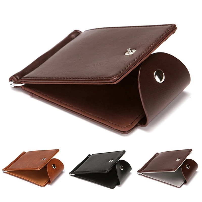 

Genuine Leather RFID Blocking Zipper Card Holder Credit Cart Wallet Mini Slim Wallet Card & Id Holders Man Business