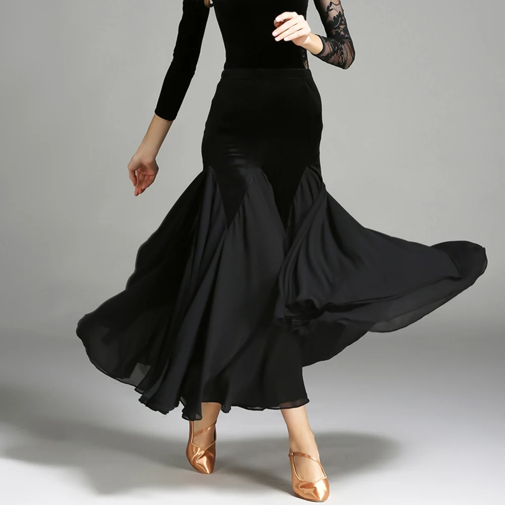 Buy 2018 Lady Women Ballroom Dance Skirt No Top Ruffle