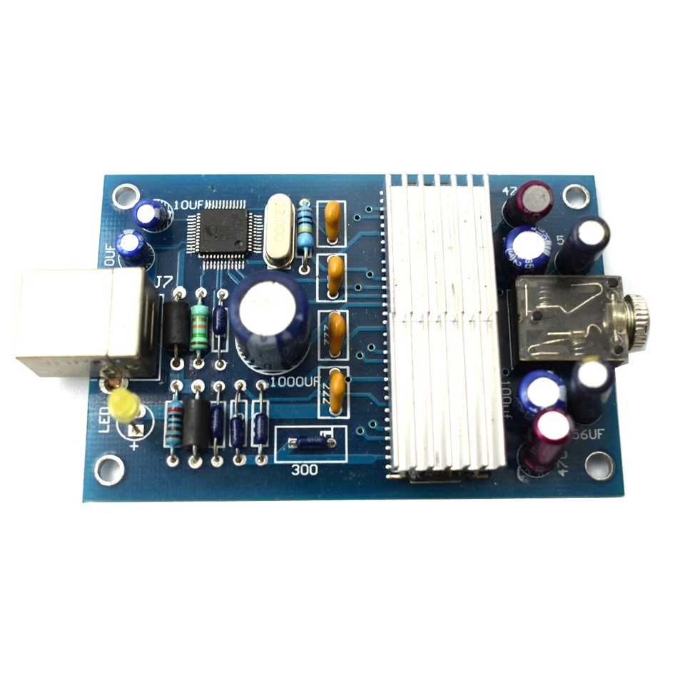  Lusya HIFI TDA1543 * 4 decodificador USB OTG DAC Placa de decodificador bile externa para placa de 