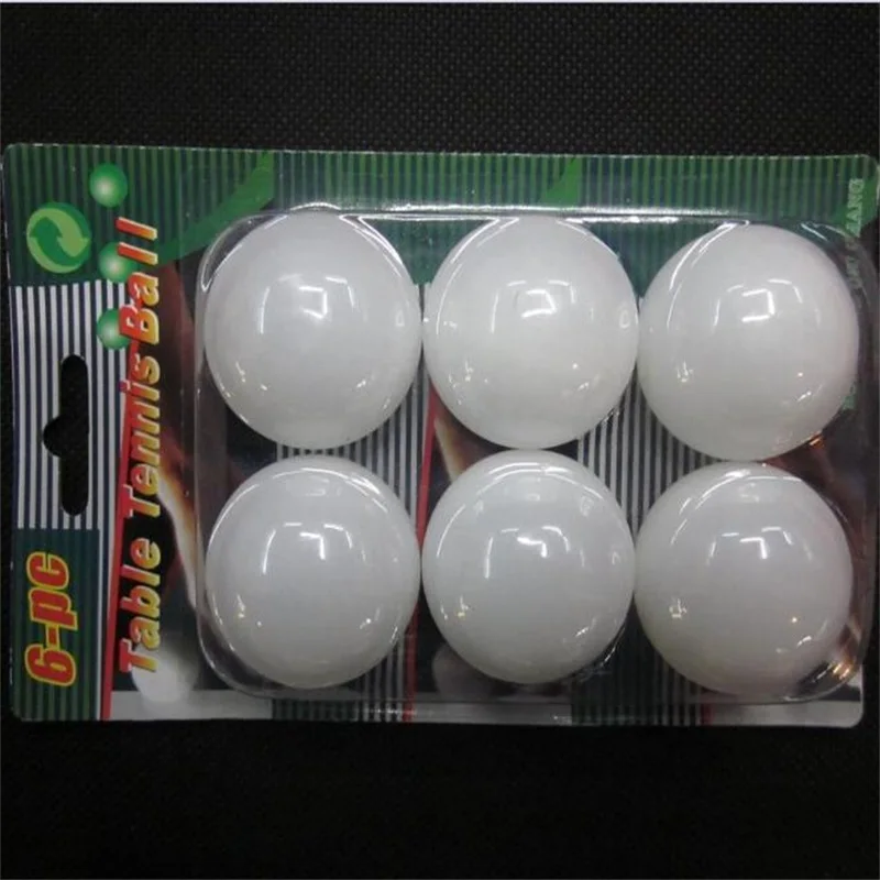 

6Pcs / Set 40MM Seamless Table Tennis Ball White Ping-Pong Ball