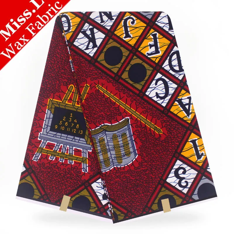 

New arrival Ankara Fabrics African Printing Fabric 100% Cotton High Quality Fashion Nigerian batik fabric 6 Yards/lot For Sewing