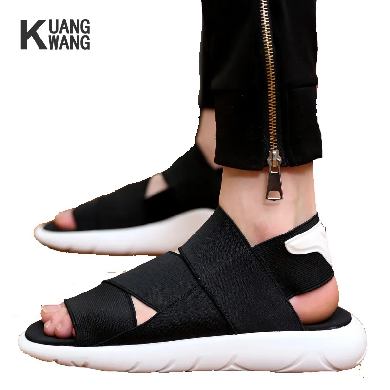 New Style Top Quality Men Sandals Fashion Casual Shoes Cross ElasticBand Slippers Open-toed Black White Free Shipping New Style Top Quality Men Sandals Fashion Casual Shoes Cross ElasticBand Slippers Open-toed Black White Free Shipping