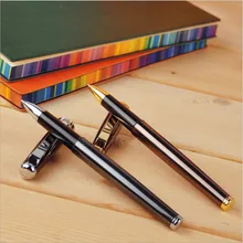 1 шт. высококачественные металлические гелевые ручки для бизнеса, Высококачественная ручка для школы, офисные принадлежности, письма с упакованной коробкой