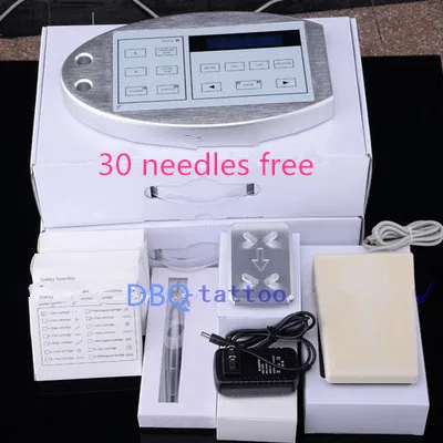 High Quality Tattoo Machine Kits Digital Permanent Makeup Eyebrow&Lip Pen+30 Free Needles+ LCD Power Supply Free Shipping High Quality Tattoo Machine Kits Digital Permanent Makeup Eyebrow&Lip Pen+30 Free Needles+ LCD Power Supply Free Shipping