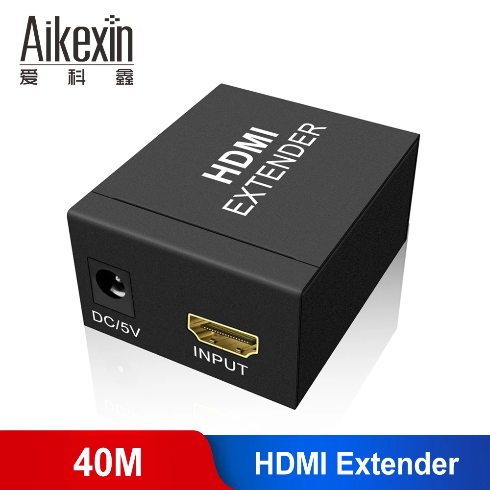 40 м hdmi-повторитель Aikexin HDMI к HDMI удлинитель сигнала Усилители домашние Booster 1080 p 3D для HDTV DVD