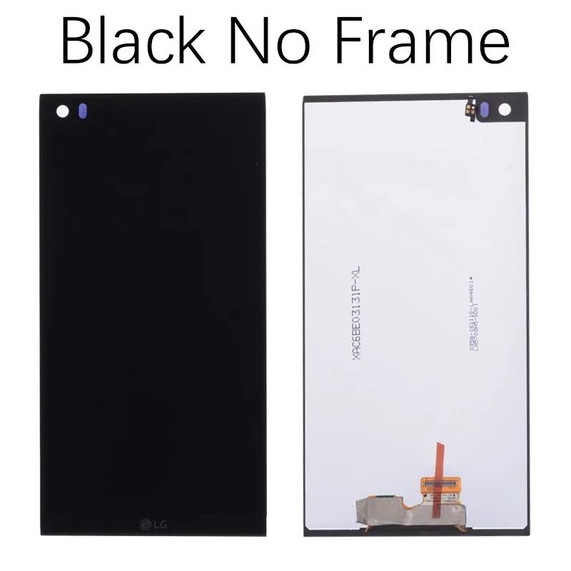 Дисплей для LG V20 VS995 VS996 LS997 H910 в сборе с тачскрином на рамке черный - Цвет: Black No Frame