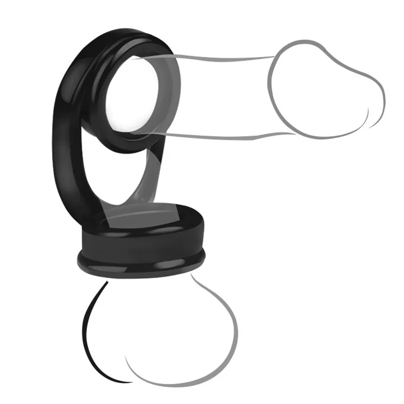Мягкие силиконовое кольцо для пениса Пенис Для мужчин t презервативы для Для мужчин удлинитель полового члена кольцевой замок спермы