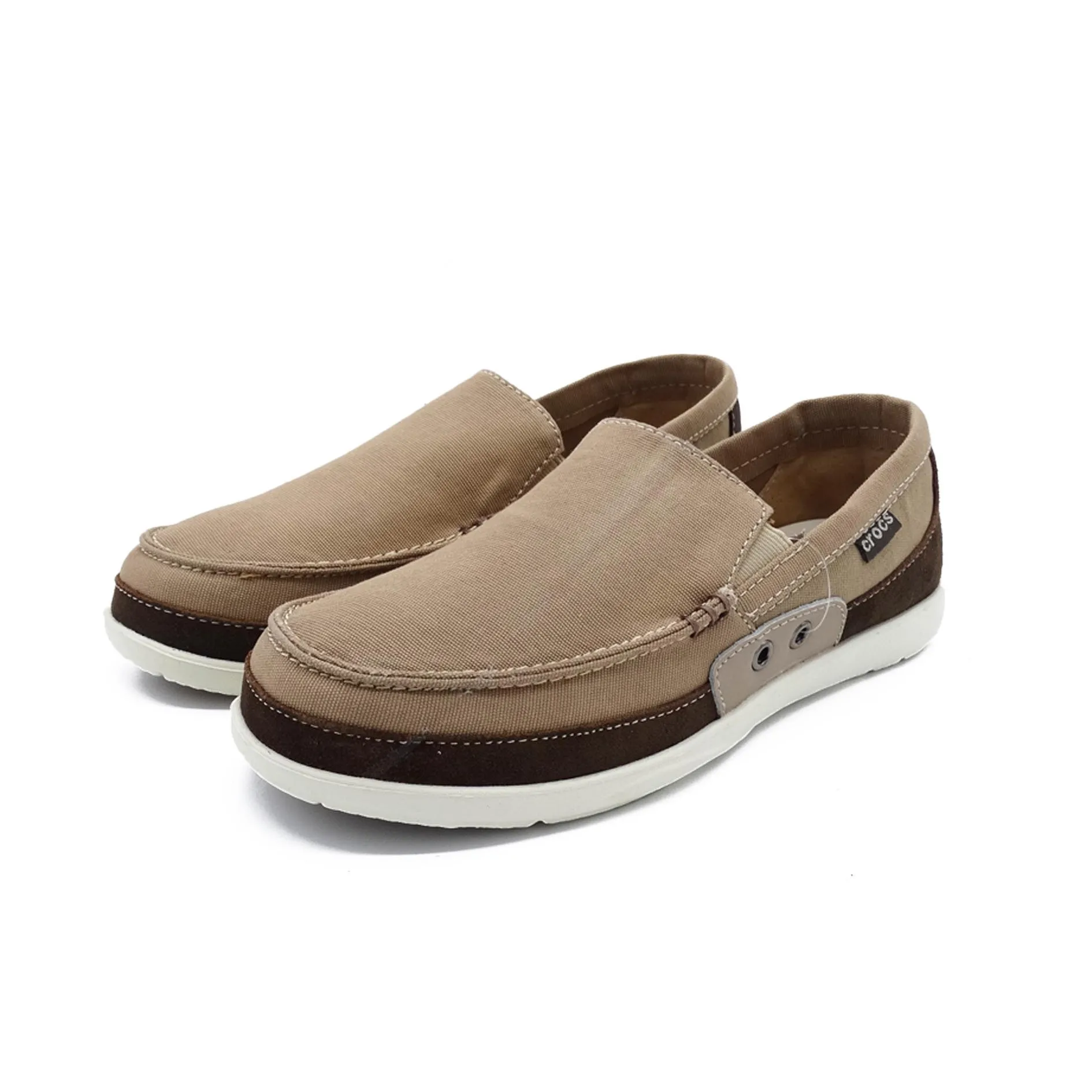 

CROCS 2019 new men's spring casual shoes flat canvas casual shoes men's shoes low to help shirt sports shoes adult shoes